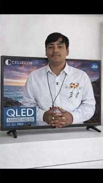 “QLED TV ka Smart Dhamaka! 📺✨Cellecor QLED + Jio TV = Full Paisa Vasool 💥