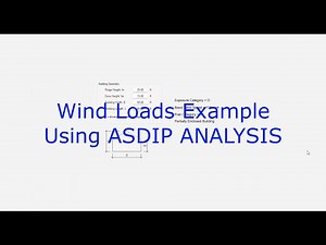 Wind Loads Example Using ASDIP ANALYSIS