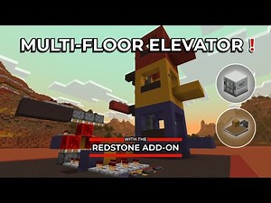 Multi-Floor Elevator with the Redstone Add-On