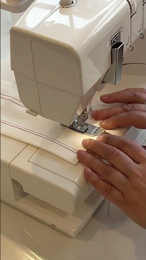 Coverstitch Machine: The Secret to a Perfect T-shirt Hem! Elna eXtend Easycover #sewing