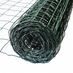 The Mesh Company PVC Coated Green Mesh Fencing | 1 x 20m Roll Heavy 100mm Hole  | eBay UK