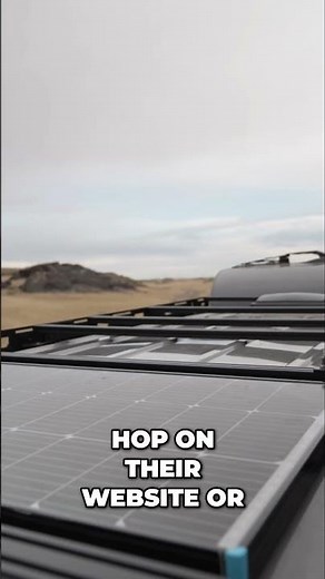 Renogy 100W Solar Panel Roof Setup Installation Guide #shorts