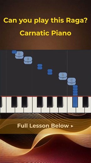Can You Play This Carnatic Raga? 🎹