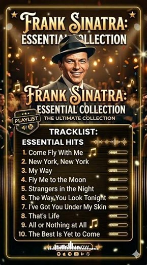 Frank Sinatra Greatest Hits 🎙️ | Timeless Classics Collection #shorts #playlist #franksinatra