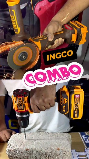 24K views · 222 reactions | INGCO 2PCS COMBO SET . Available on :...