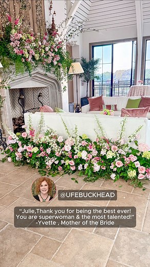 Overflowing with joy, timeless florals, and Southern charm 🤍🌸 This wedding was a celebration of elegance and emotion—from lush pink-and-white blooms to candlelit tables and a cake that felt like art. Every detail was crafted to reflect their warmth, grace, and vision. We also received a love note from the mother of the bride that reminded us how blessed we are to do what we do: “Julie, thank you for being the best ever! You are superwoman & the most talented!” - Yvette, Mother of the Bride 📩 