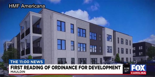 Mauldin city council reviews first reading of rezoning plan for new developments