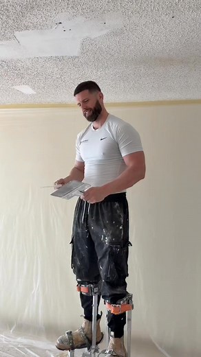 How to scrape popcorn ceilings by hand (Not my video) | AJ's Drywall & Finishing, LLC.