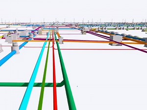 BIM市政管线模型