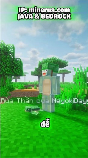 Cách nuôi rùa trong minerua.com #minecraft #minerua #fyp