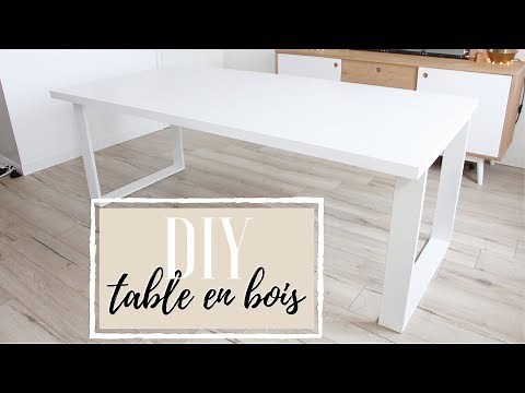 DIY - Fabriquer une table en bois