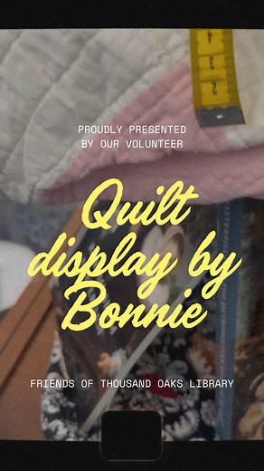 At Friends of the Thousand Oaks Library, our volunteers take great pride in their work. Bonnie is one such volunteer who proudly displays various themes at inside our book store. Do check out the variety of quilt books for sale next to the display Thousand Oaks Library Photo and Video credit: Rossanna Guerra Display by: Bonnie Bell Thousand Oaks Library #quilting #quiltlovers | Friends of the Thousand Oaks Library