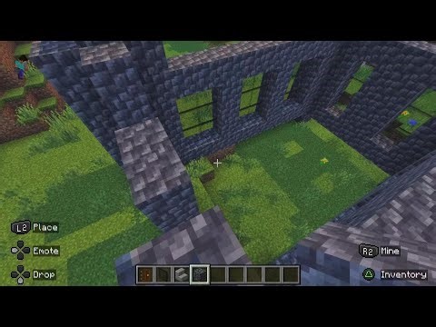 Making Wayne manor/The Batcave in Minecraft.