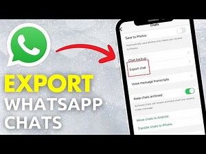 How To Export WhatsApp Chat