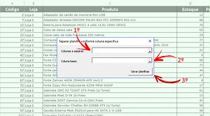 Gerar arquivos CSV no Excel automaticamente - Separar planilha
