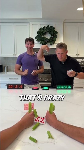 CARD THROWING TIMER CHALLENGE