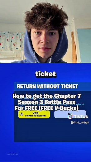 Best HACK to Get the Battle Pass for COMPLETEY FREE😳#fyp #fortnite #fortniteupdate #fortnitebattleroyale #fortnitebattlepass