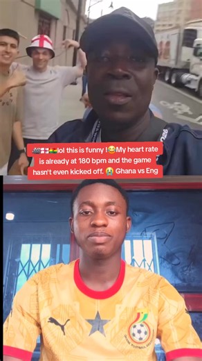 My heart rate is already at 180 bpm and the game hasn't even kicked off. 😭 Ghana vs England in the World Cup is not for the weak-hearted. If you see me screaming at my TV tonight, mind your business! ​#BlackStars #ThreeLions #WorldCupDrama #FootballMemes #GhanaTikTokIt’s coming home? Not past the Black Stars. 🇬🇭✈️🏴󠁧󠁢󠁥󠁮󠁧󠁿 Someone check on the England fans, because the Ghanaian energy tonight is a different level. Prediction time: Who’s crying in the comment section later? 🍿 ​ 🎥🏴󠁧󠁢�