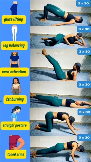 🔥10 Min Full Body Fat Burning Workout | Round Glutes, Flat Belly, Leg Balance & Weight Loss at Home