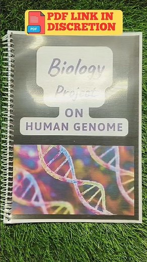 Biology Project File Class 12th || Project On Human Genome || #diy #project #class12 #biology