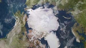 4k Earth Zoom To Arctic Circle Stock Footage SBV-300333770 - Storyblocks