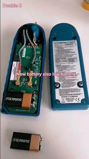 replace new battery on ultrameter ll myron 6PFCE