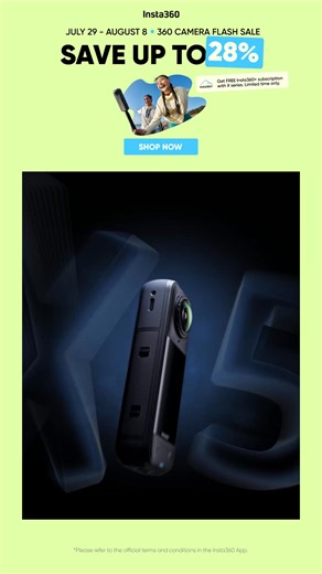 21K views | Unbeatable deals on Insta360's top 360 cameras. Limited-time offers on the best in the game, don't miss it! | Insta360 | Facebook