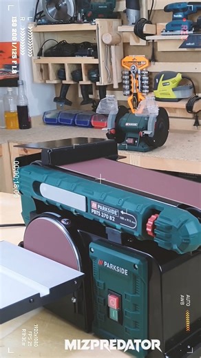 Parkside PBTS 370 B2 Belt Sander | unboxing. assembly and test #parkside #woodworking #tools