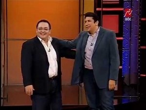 Ahmed Rizk gifts Hani Ramzy a "pipe" on #TheNightWithHani