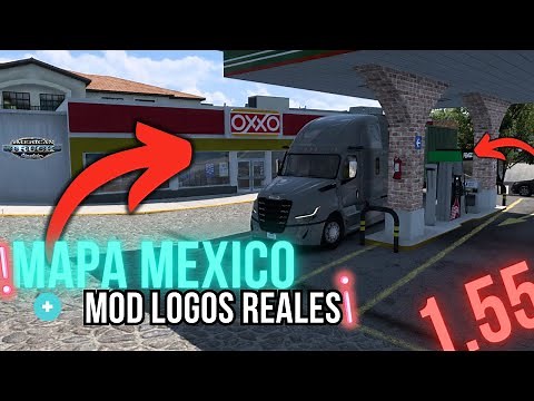 🇲🇽🛣️ DOWNLOAD the MEXICO MAP + REALISTIC LOGOS MOD! 🚛 | ATS 1.55 COMPLETE GUIDE 🔥
