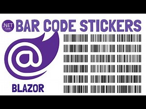Blazor : BarCode Stickers Generate And Download [PDF Report]