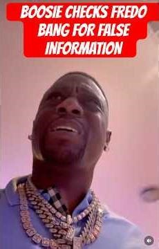 Boosie's Statement About Fredo Bang Caught Fans Off Guard #drama #controversy #viral
