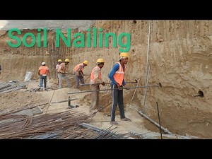 Civil Tech || Soil Nailing and Grouting work||