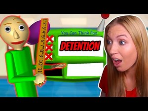 My First Time Playing Baldi's Basics!