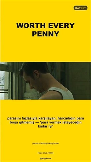 #Shorts Amerikalılar 'Worth Every Penny' dediğinde ne anlıyor?