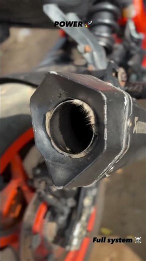 Full System Akrapovic exhaust in Duke 390 🥶☠️🚀 #duke390 #akrapovic #exhaust #fullsystem #sound