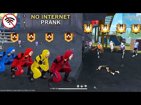 No Internet Prank Gone Hilarious 🤣 | FREE FIRE FUNNY GAMEPLAY | ZENO FF