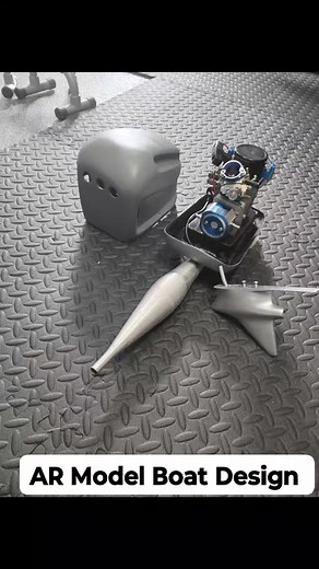 1.8K views · 29 reactions | AR Model Boat Design Gas outboard | AR Model Boat Design | Facebook