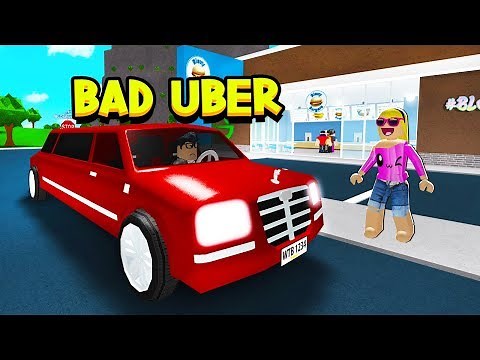 BAD UBER DRIVER IN ROBLOX BLOXBURG!!