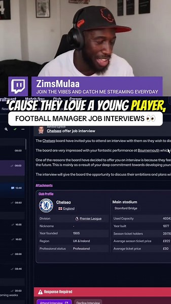 Football Manager: Fix Job Interviews for Chelsea