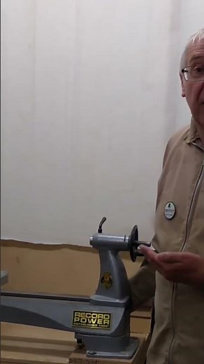 The Record power coronet herald. #recordpower #woodturning #woodturnerlathe