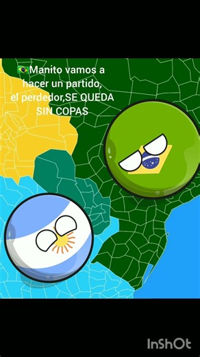 Argentina presumiendo sus copas(créditos a @countryballsespana3552)#inshot #countryballs