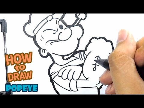 How to Draw Popeye | Drawing Cartoon