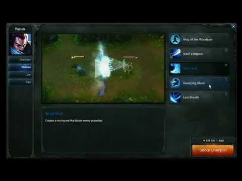 Yasuo abilities - League of Legends