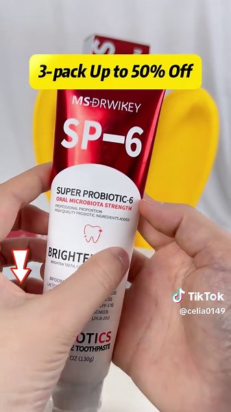 SP-6 Super Probiotic Toothpaste for Dental Health