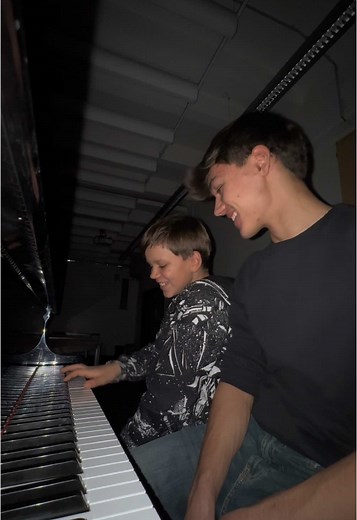 Teaching My Little Brother Piano: A Joyful Learning Moment