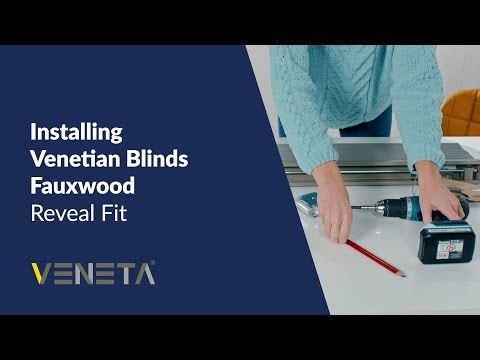 How to Install Veneta® Fauxwood Venetian Blinds (Reveal Fit)