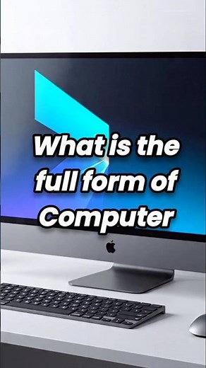 What is the Full Form of COMPUTER? | Computer Full Form Explained #shorts
