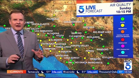 KTLA 5 News weather forecast - Sunday, Dec. 7, 2025
