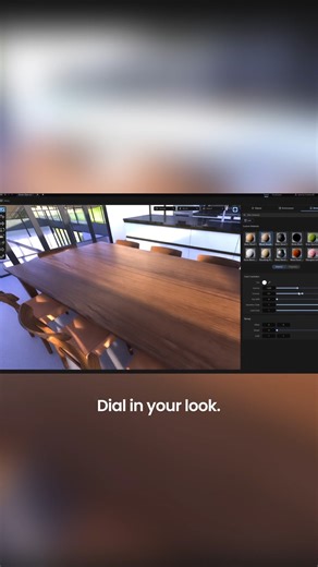 Maxon Redshift on Instagram: "We’ve activated our first material editing features in Redshift for @Vectorworks. Tune imported materials or nail the perfect shade of red for that lounge chair. Try it out and share your thoughts—join the beta at maxon.net/archviz today!"